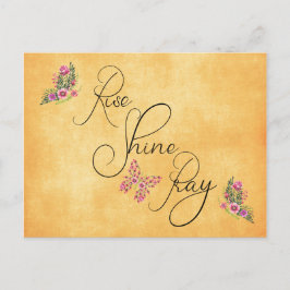 Postal Levantarse, brillar, rezar