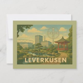 Postal Leverkusen Germany City Art