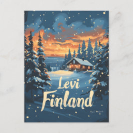 Postal Levi Finlandia Vintage Art