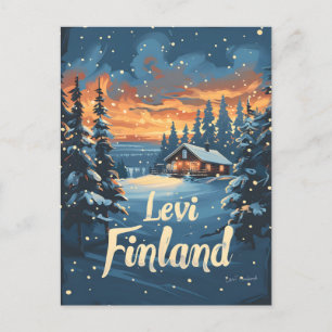 Postal Levi Finlandia Vintage Art