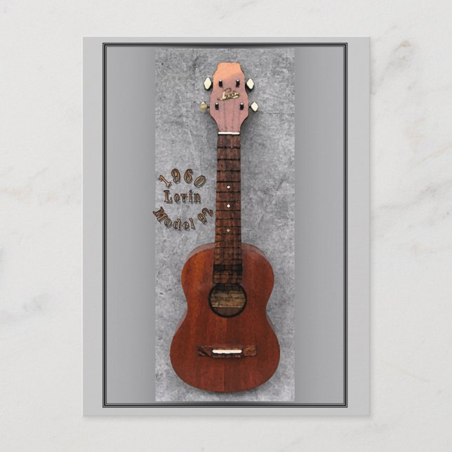 Postal Levin Ukulele 1960 (Anverso)