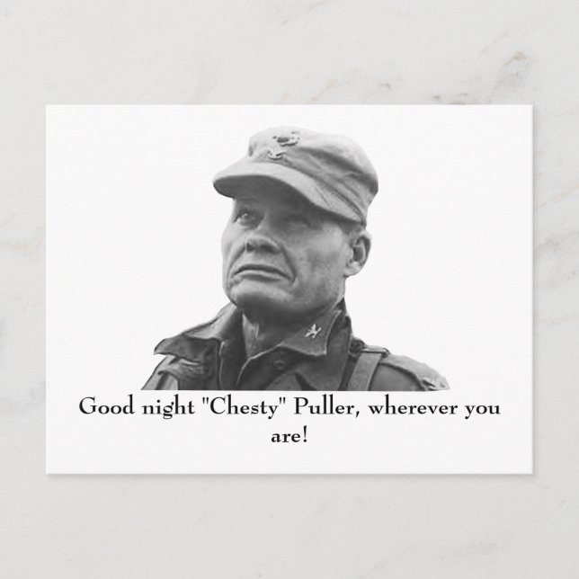 Postal Lewis "Chesty" Puller (Anverso)