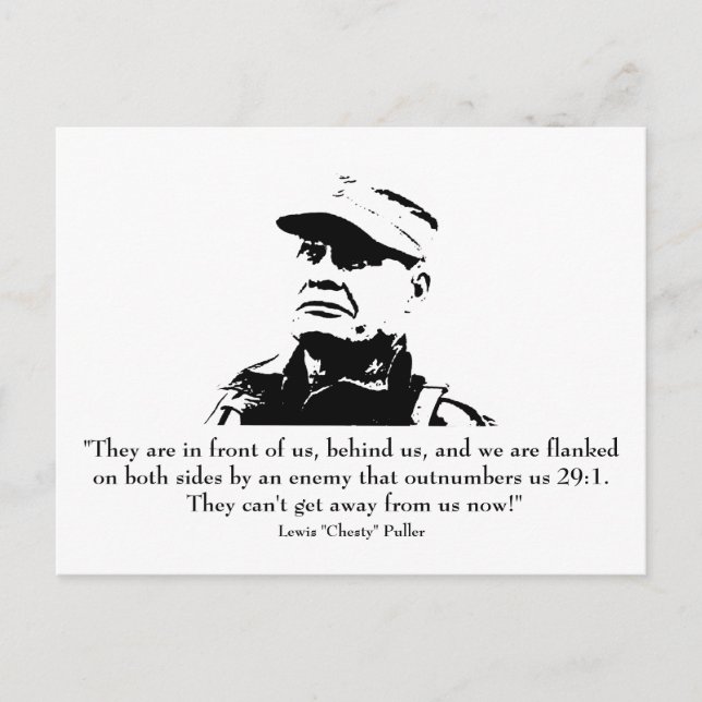 Postal Lewis "Chesty" Puller (Anverso)