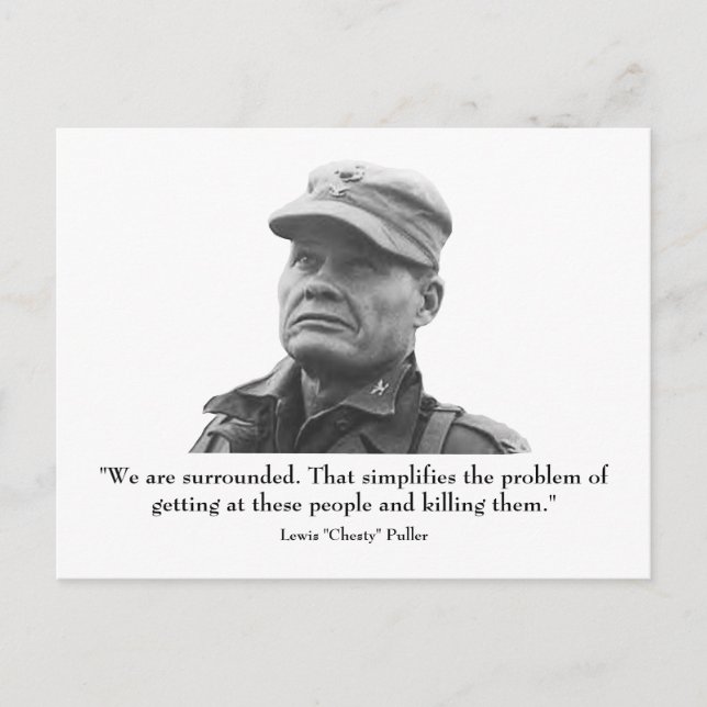 Postal Lewis "Chesty" Puller (Anverso)