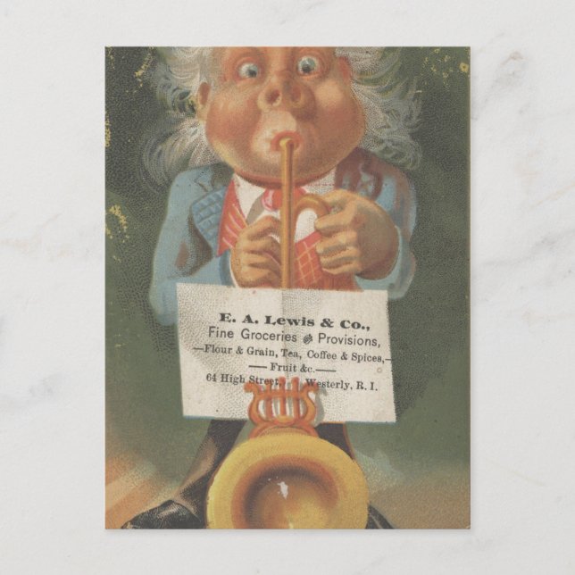 Postal Lewis & Co. Fine Groceries Ephemera (Anverso)