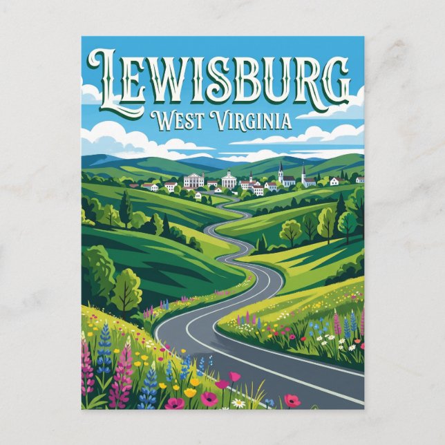 Postal Lewisburg EE. UU. (Anverso)