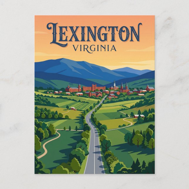 Postal Lexington EE. UU. (Anverso)