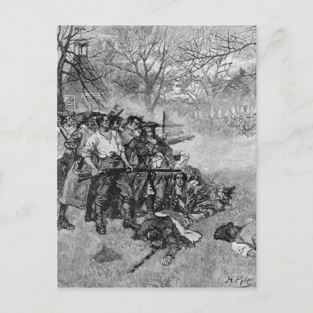 Postal Lexington Green (Anverso)