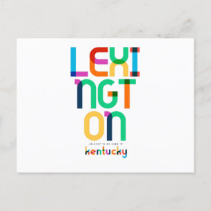 Postal Lexington Kentucky de mediados de siglo, Arte Pop,