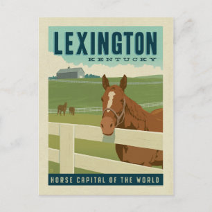 Postal Lexington, KY   Capital del caballo del mundo