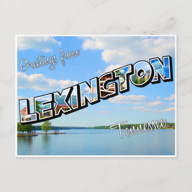 Postal Lexington, TN Postcard (Anverso)