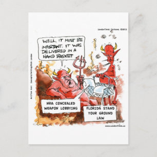 Postal Ley de Mantén Tu Posición en el Infierno Regalos D
