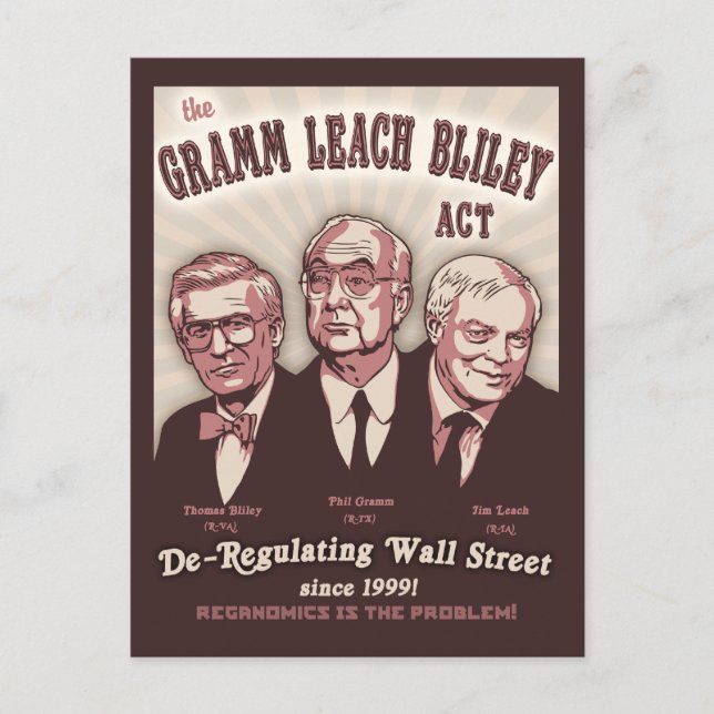 Postal Ley Gramm Leach Bliley (Anverso)
