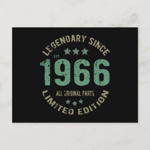 Postal Leyenda de Cumpleaños de 55 Años Cumpleaños 55