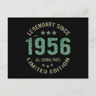 Postal Leyenda de cumpleaños de 65 años Cumpleaños 65