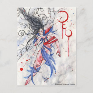 Postal Leyenda De La Postcarta Gótica De Las Tres Lunas