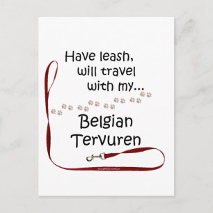 Postal Leyenda de viaje de Tervuren Belga