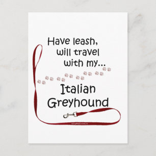 Postal Leyenda de viajes de Greyhound