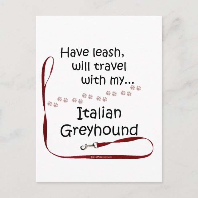Postal Leyenda de viajes de Greyhound (Anverso)