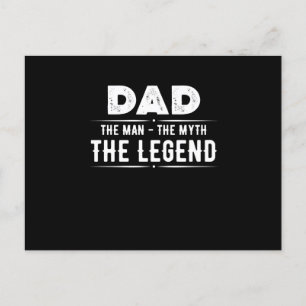 Postal Leyenda del mito del hombre padre