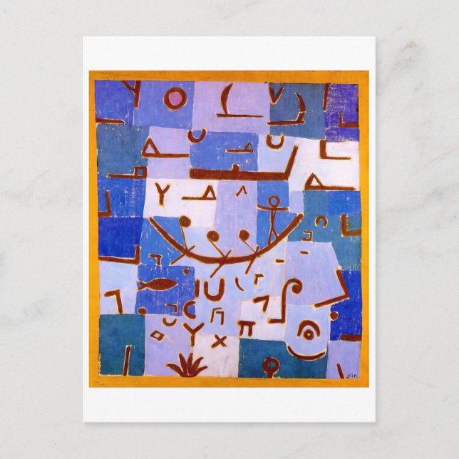 Postal Leyenda del Nilo | Paul Klee | (Anverso)