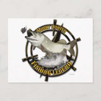 Postal Leyenda Musky Hunter