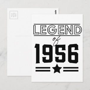 Postal Leyenda Vintage de 1956