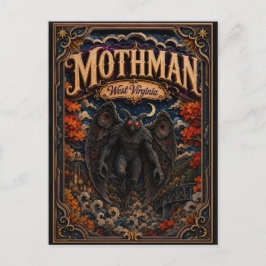 Postal Leyendas de Mothman West Virginia Popcut