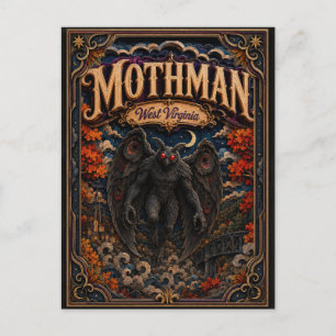 Postal Leyendas de Mothman West Virginia Popcut