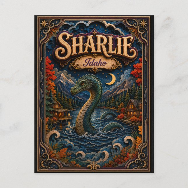 Postal Leyendas de Sharlie Idaho Popcut (Anverso)