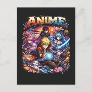 Postal Leyendas del Anime