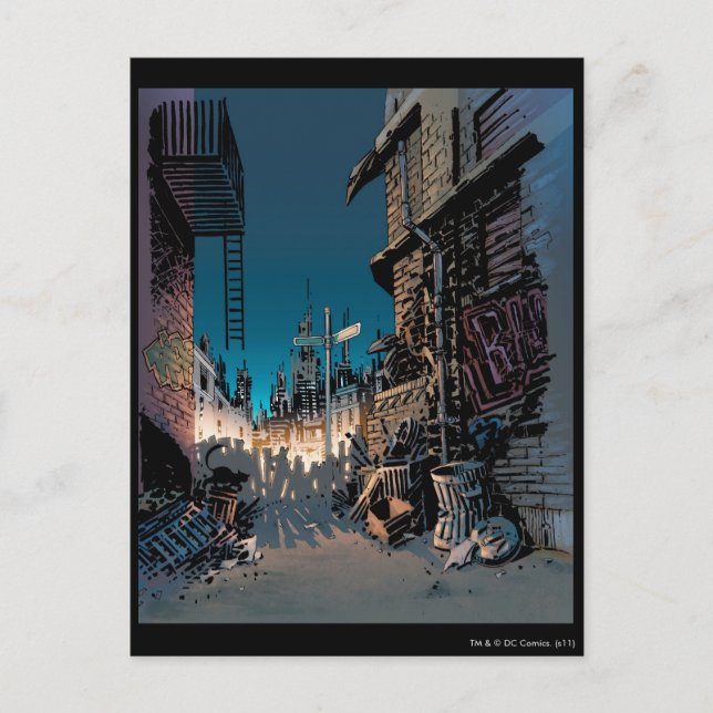 Postal Leyendas Urbanas Batman - BKGD 2B (Anverso)