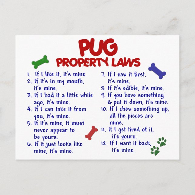 Postal Leyes de propiedad PUG 2 (Anverso)