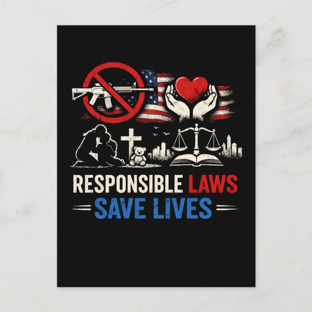Postal Leyes Responsables Salvan Vidas (Anverso)