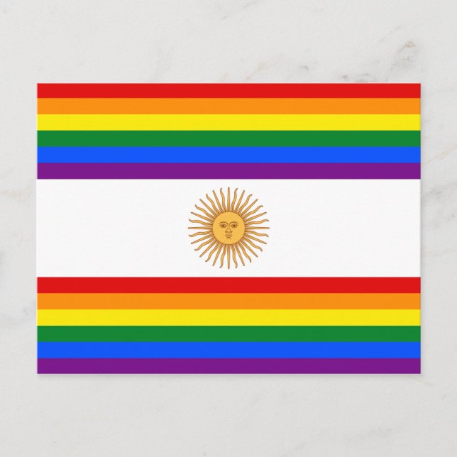 Postal LGBT Argentina (Anverso)