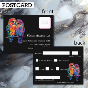 Postal LGBTQ+ Bonito presupuesto simple Unidad ete