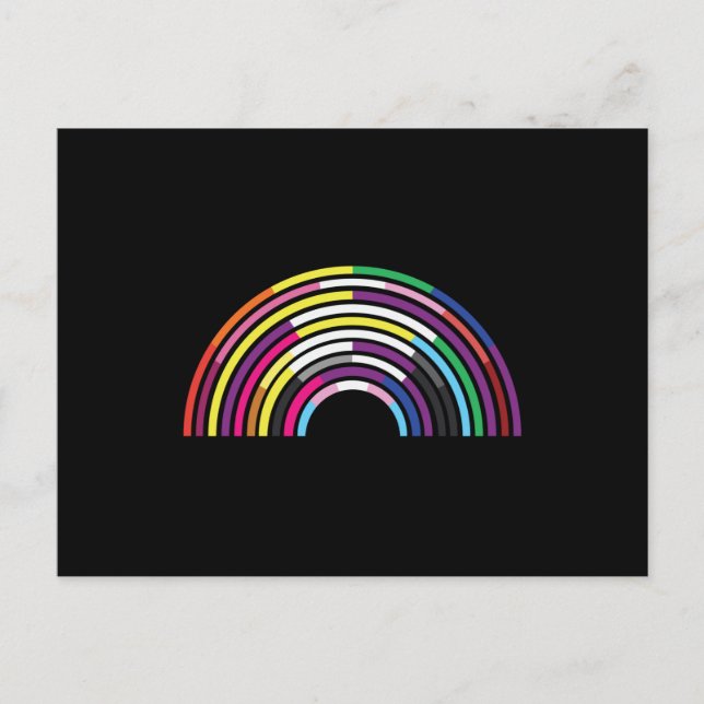 Postal LGBTQ Gay Lesbiana Bi Trans (Anverso)