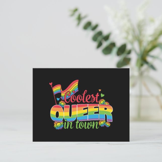 Postal LGBTQ - Más Cólera En La Ciudad (Anverso de pie)