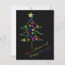 LGBTQ+ / Orgullo Arcoiris Árbol de Navidad con est