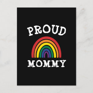 Postal LGBTQ Orgullosa Mommy Gay Pride el Día de la Madre