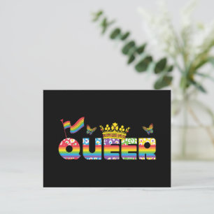 Postal LGBTQ - Queer - Color arcoiris