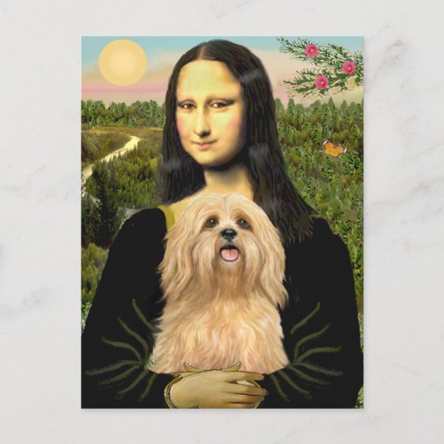 Postal Lhasa Apso 9 - Mona Lisa (Anverso)