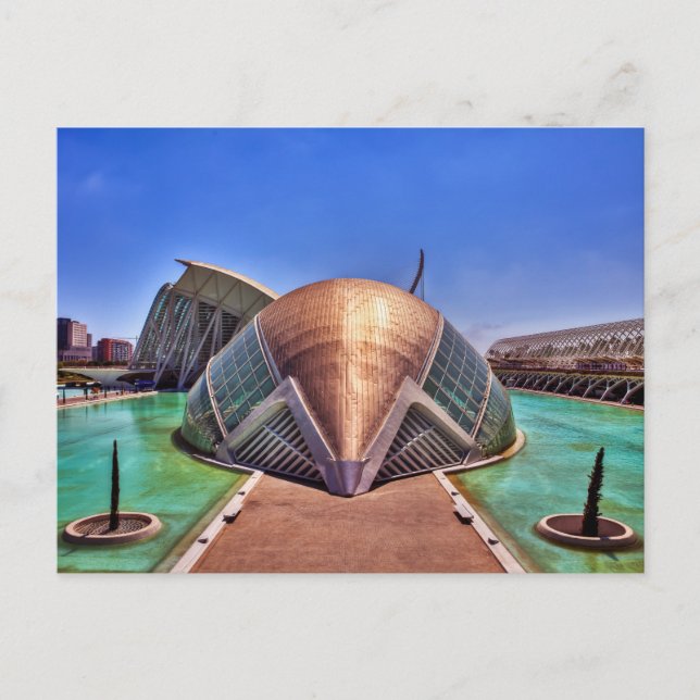 Postal L'Hemisfèric, Valencia, España (Anverso)