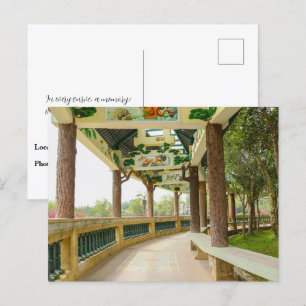 Postal Li Garden Series: Donde la Naturaleza conoce el ar