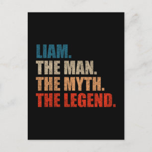 Postal Liam El Hombre El Mito La Leyenda