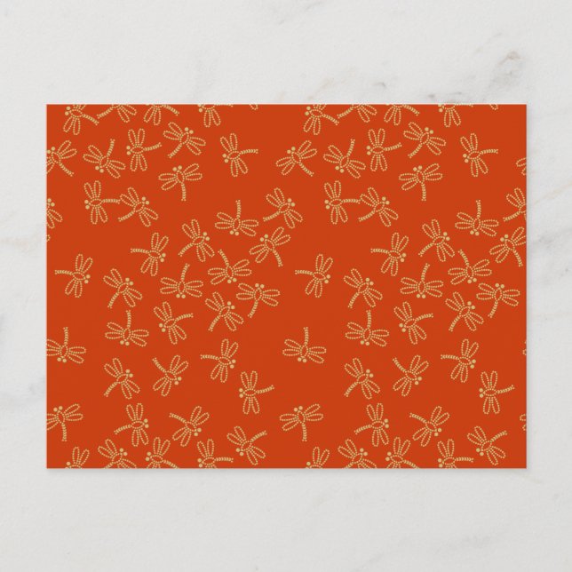 Postal libélulas (Anverso)