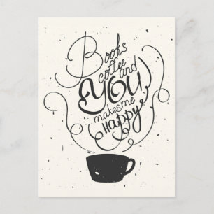 Postal Libera Café Y Me Hace Feliz