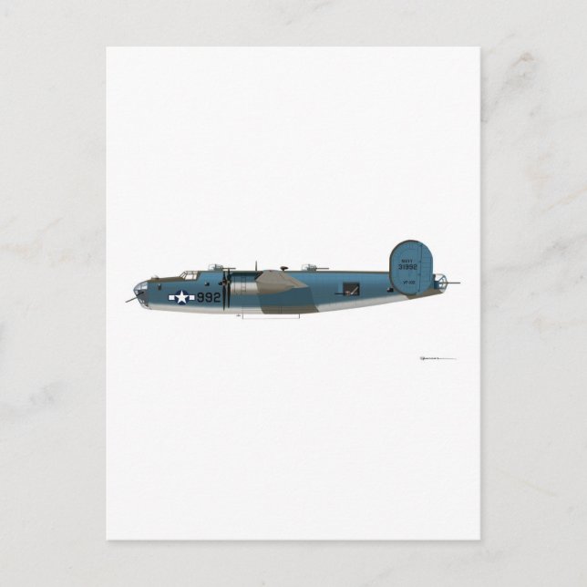 Postal Liberador PB4Y-1 consolidado (Anverso)