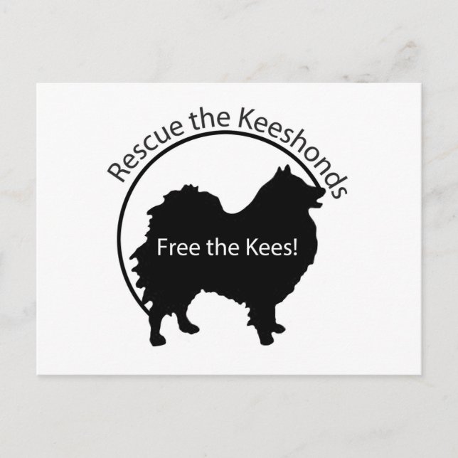 Postal ¡Libere al Kees! (Anverso)
