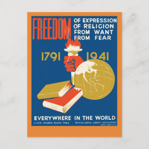Postal Libertad de expresión